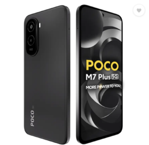 POCO M7 Plus 5G (Black, 128 GB)  (6 GB RAM)